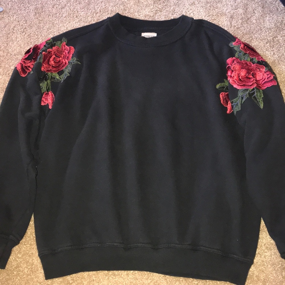 LF rose sweater
